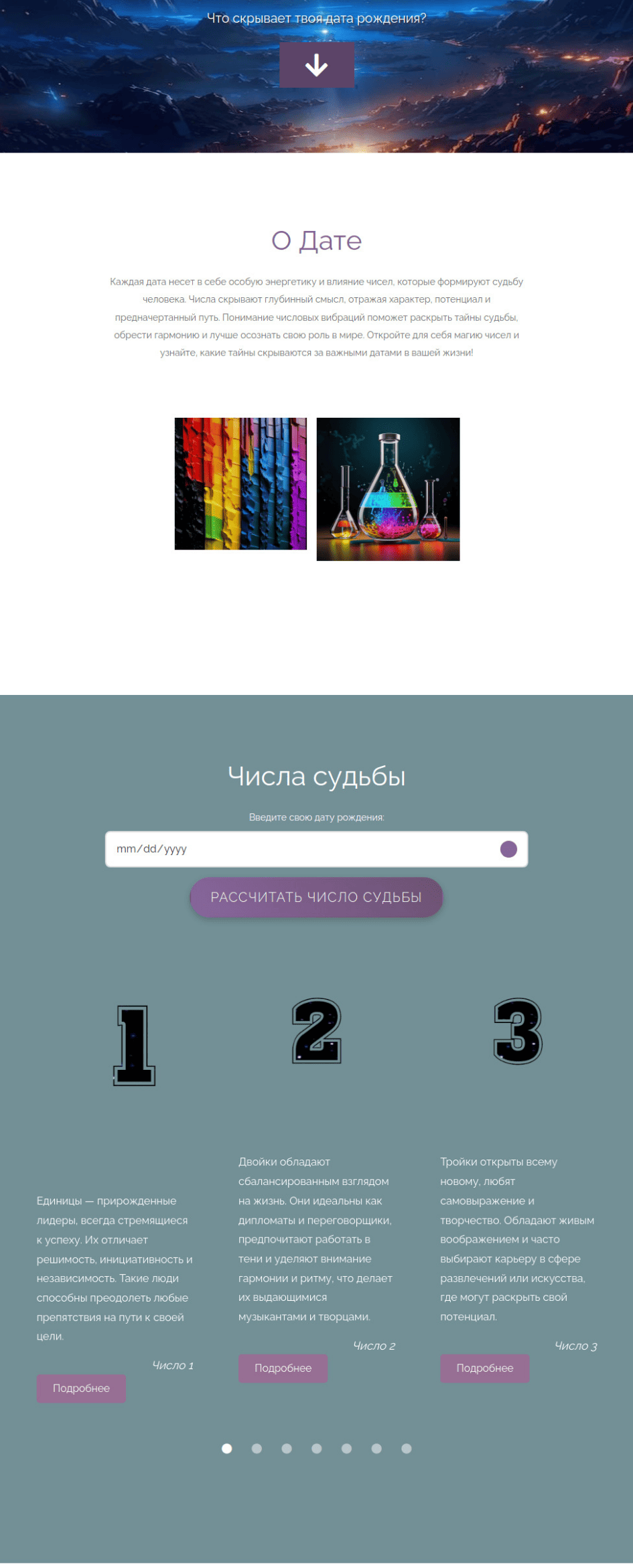 Тайны даты рождения